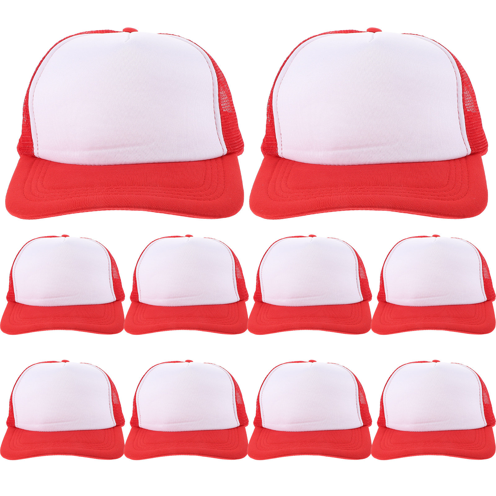 10Pcs Blank Mesh Baseball Hat  - đánh giá và giá Hat Sublimation Blank